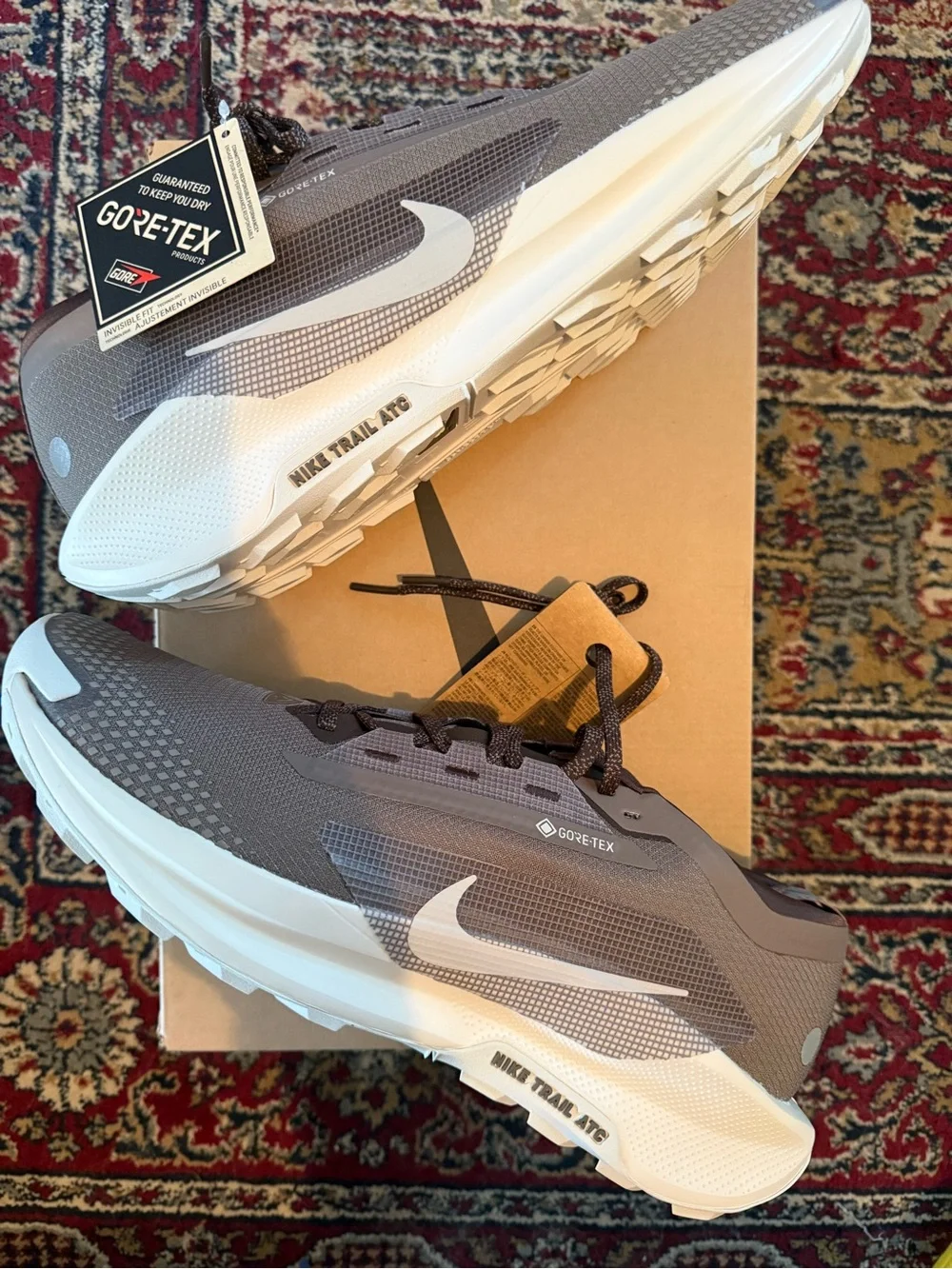Nike React Pegasus Trail 5 Gore-Tex SP Mink Brown -  Trail Running Shoes